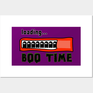 Boo Time Loading Bar - Ghostly Anticipation No 1 Posters and Art